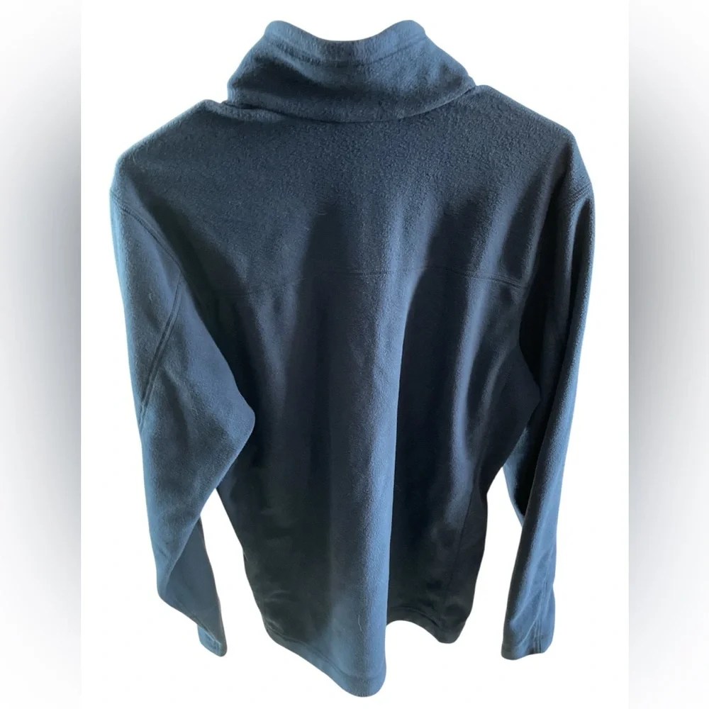 Patagonia Men’s Micro D Fleece Pullover Navy Blue Quarter Zip Size Small